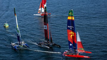 Imagen de una competición de SailGP
