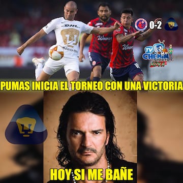 Los memes de Pumas, Veracruz, Atlas y Querétaro de la jornada 1