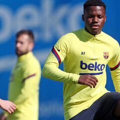 Preocupación con Ansu: otra vez problemas en el tendón rotuliano