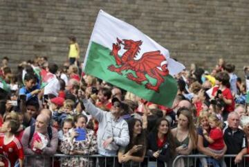 Las imágenes de Gareth Bale y la selección de Gales en Cardiff