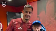 El gesto de Saliba con un recogebalones al que “agredió”