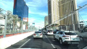 Palpita la Fórmula 1 en Las Vegas Boulevard