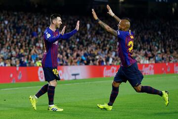 Messi anotó el 0-1 de falta.