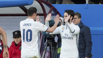 Isco le ganó el pulso a James Rodríguez a partir de mayo