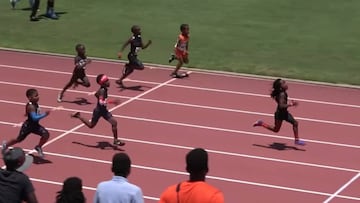 Rudolph 'Blaze' Ingram: 'New Bolt', 7, speeds to sprint win