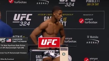 Shock at UFC 324: Fighter collapses after weigh-in in disturbing scene