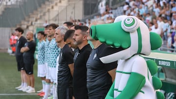 Ania, durante el minuto de silencio