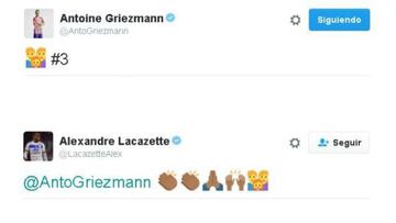 Griezmann publicó una familia en las redes.