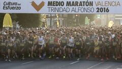 Imagen de archivo de la Media Maraton Trinidad Alfonso de Valencia.