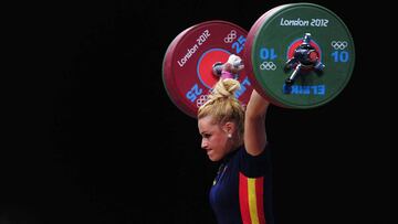 Lydia Valent&iacute;n durante los Juegos Ol&iacute;mpicos de Londres 2012.