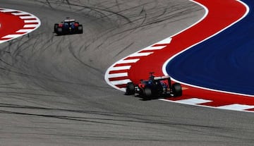 Alonso y Button en Austin.