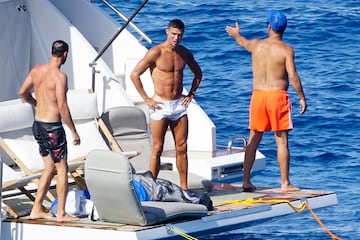 Cristiano Ronaldo y Georgina Rodríguez disfrutaron en las Islas Baleares de sus vacaciones.