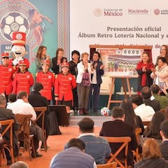 Lotería Nacional presenta ‘Álbum Retro’ por Mundial de Futbol 2026 en México
