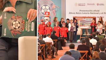 Lotería Nacional presenta el ‘Álbum Retro’ por Mundial de Futbol 2026 que integrará 10 billetes conmemorativos.