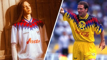 Olympique de Lyon copia uniforme del América de la época de Leo Beenhakker