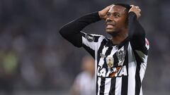 Robinho of Brazil&#039;s Atletico Mineiro gestures during their 2017 Copa Libertadores match against Bolivia&#039;s Wilstermann held at Mineirao stadium, in Belo Horizonte, Brazil, on August 9, 2017. 