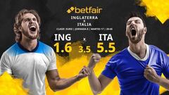 Inglaterra vs. Italia: horario, TV, estadísticas, clasificación y pronósticos
