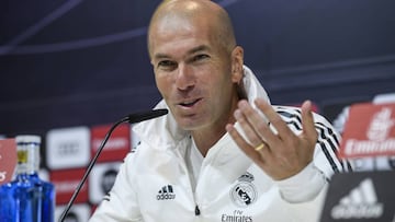 Zidane: "El equipo lo hago yo; si no fuera así, me marcharía..."