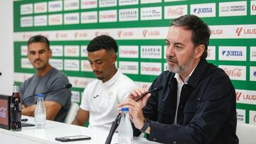 Monterrubio, en la rueda de prensa de esta mañana