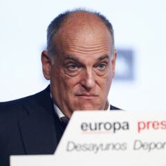 LaLiga president Javier Tebas signs a multi-million contract with Disney