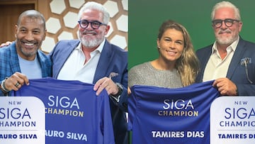 Mauro Silva and Tamires Dias, the latest SIGA Champions
