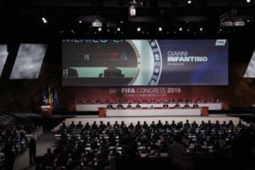 Así lució el Centro Banamex para el albergar el Congreso FIFA