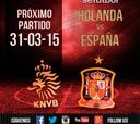 Holanda le dará la revancha a España del Mundial de Brasil