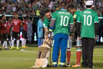 El homenaje que rindió la Selección a las víctimas del sismo