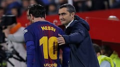 Valverde: "Messi still has pains"