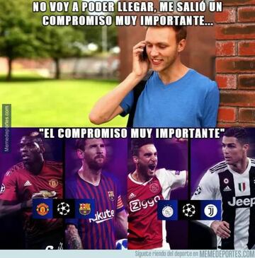 Los memes más divertidos del Manchester United-Barcelona