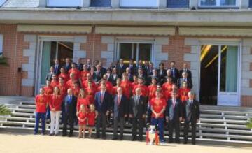 Recibimiento a la Selección campeona de la Eurocopa 2012.