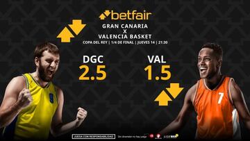 Dreamland Gran Canaria vs. Valencia Basket: horario, dónde ver, pronósticos, estadísticas y cuadro