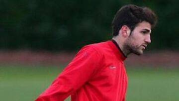 <strong>CENTRADO.</strong> Cesc no quiere hablar de otra cosa que no sea la temporada actual y el Arsenal.