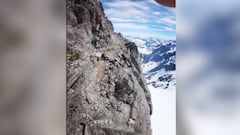 Kilian Jornet corre al borde de un abismo en Noruega
