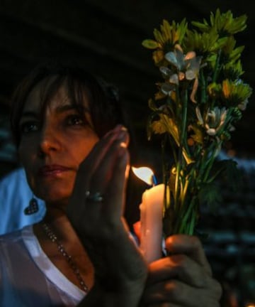 El acto central tuvo lugar en el Atanasio Girardot de Medellín pero hubo otras manifestaciones de apoyo en otros lugares del país.