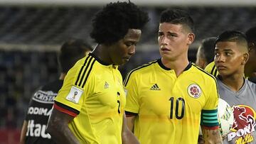 Carlos S&aacute;nchez y James Rodr&iacute;guez