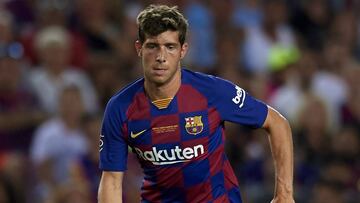 La situación de la plantilla: Sergi Roberto en la rampa de salida