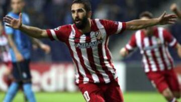 Arda celebra su gol ante el Oporto.