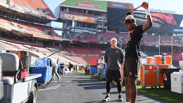 It’s a bit of a mixed bag for the Browns. On one side, their star QB has returned to training. On the other, he’s still a doubt for this weekend’s game.