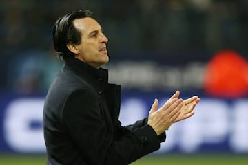 Paris Saint-Germain coach Unai Emery.