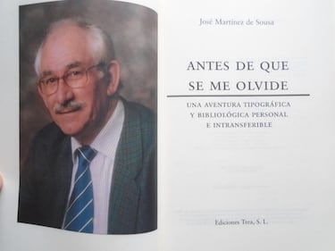Fallece José Martínez de Sousa, referencia absoluta del libro bien hecho y la palabra bien puesta