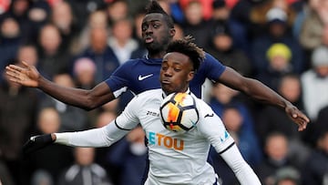 Davinson Sánchez con Tottenham ante Swansea