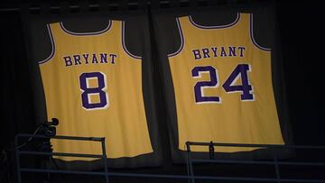 Los dorsales retirados de Kobe Bryant