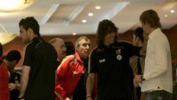 <b>CONTACTO.</b> El combinado español se ha concentrado en Madrid para una jornada de convivencia.