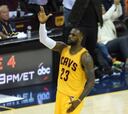 Histórico LeBron: 123 puntos en los tres primeros partidos