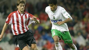 Julen Guerrero, contra el Racing.