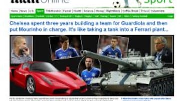 Daily Mail: "El Chelsea creó un equipo para Guardiola pero fichó a Mou"