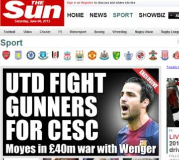 Portadas de la prensa extranjera