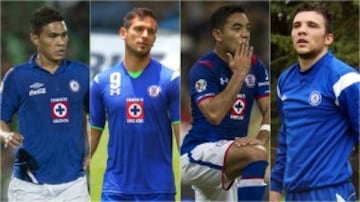Cruz Azul ha traido jugadores de renombre que no han terminado por rendir lo esperado con el equipo o se van antes de marcar diferencia.