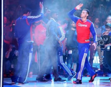 Blake Griffin, durante la presentación.